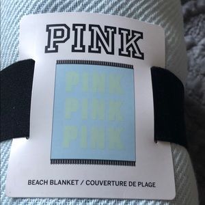 Pink beach blanket